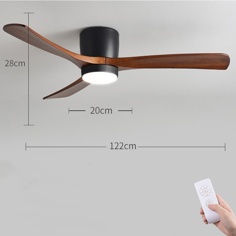 Ventilateur de plafond avec lampe pour appartement F2