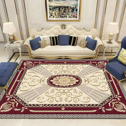 Tapis de canapé de table basse de salon de chambre à coucher de style européen