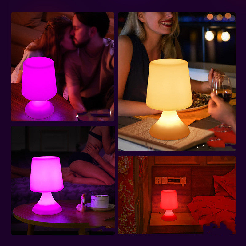 Lámpara de Mesa con Luz Nocturna y Atmósfera Cambiante