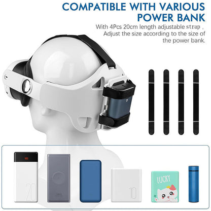 Accessoires VR de casque de réduction de poids de puissance Elite Head Wear