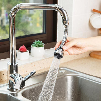 Extended Hose Dual-Mode Faucet Bubbler Sprinkler