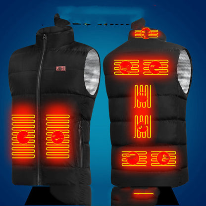 Usb Rechargeable Heating Down Cotton Heating Vest