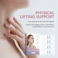 Mini lifting facial en V, raffermissant, estompant les rides, autocollants liftants pour le menton
