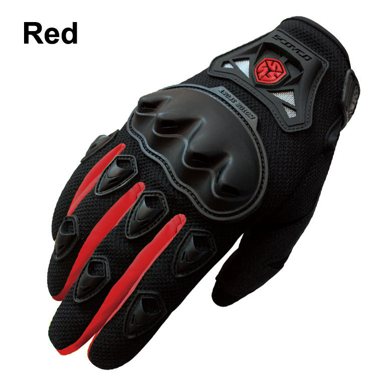 Gants de moto mi-doigts anti-chute et antidérapants pour la course
