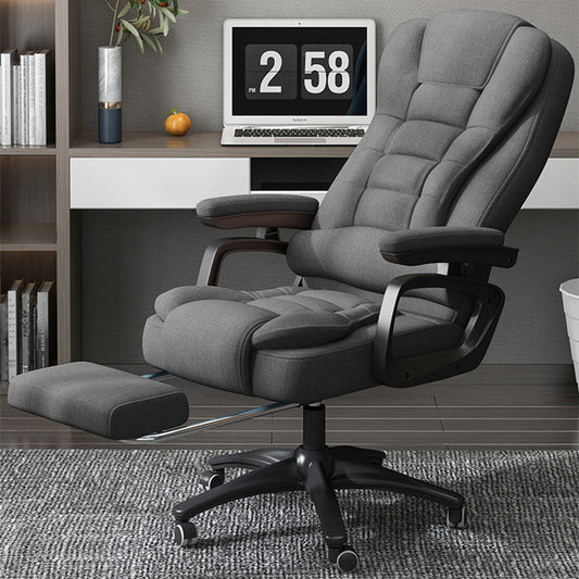 Chaise d'ordinateur confortable pour bureau à domicile, sédentaire