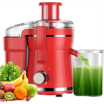 Extracteur de jus 500W pour fruits et légumes – Grande ouverture, acier inoxydable, nettoyage facile