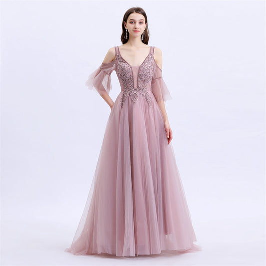 Robe de soirée élégante tempérament robe de mariée toast