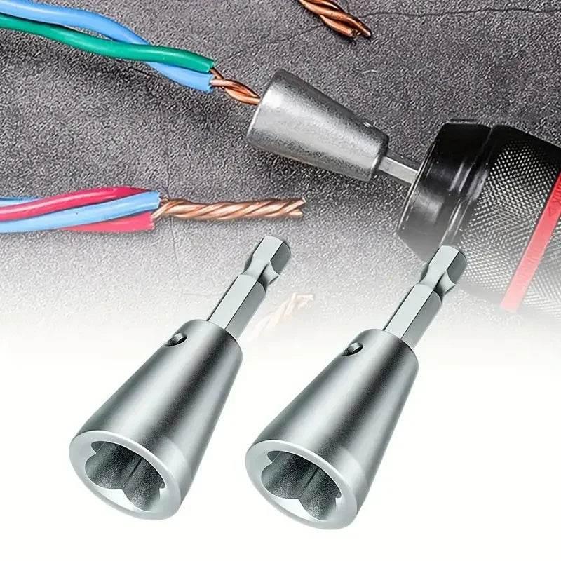 1PC Wire Twisting Tool – Quick Twister Electrician Artifact for Power Drill Drivers | Multi-Tool Cable Connector Device