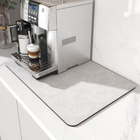 Simple Solid Color New Style Diatomaceous Earth Coffee Machine Mat