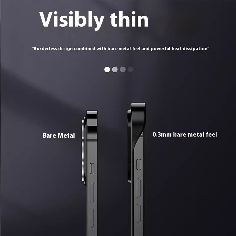 Frosted Frameless MagSafe Ultra-Thin iPhone 16 Case – PC Protective Cover | 12 Colors