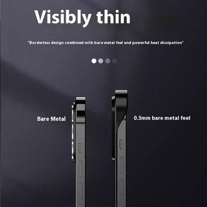 Frosted Frameless MagSafe Ultra-Thin iPhone 16 Case – PC Protective Cover | 12 Colors