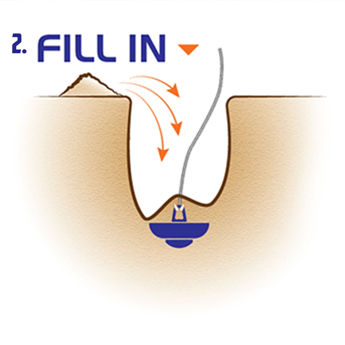 2 Pack of Dig and Hold Anchoring System for Sand and Snow - NEW PRODUCT!