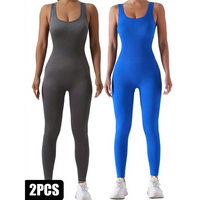 2-Pack Ribbed Seamless Jumpsuits – Women's Sport & Casual Wear