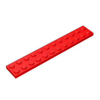 20 PCS 2x12 Flat Plate Building Blocks | Compatible Small Particle DIY Parts