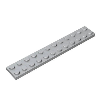 20 PCS 2x12 Flat Plate Building Blocks | Compatible Small Particle DIY Parts