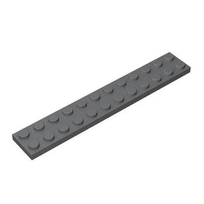 20 PCS 2x12 Flat Plate Building Blocks | Compatible Small Particle DIY Parts