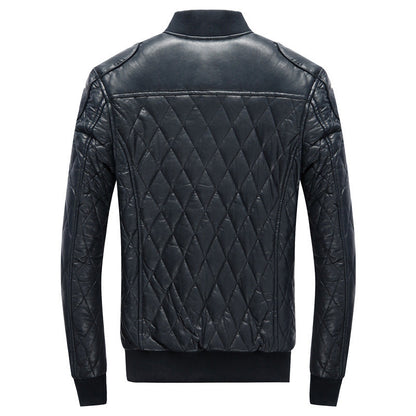 Men's winter plush suede jacket