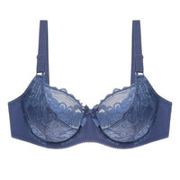 Pure color bra lace women's plus size bra underwear