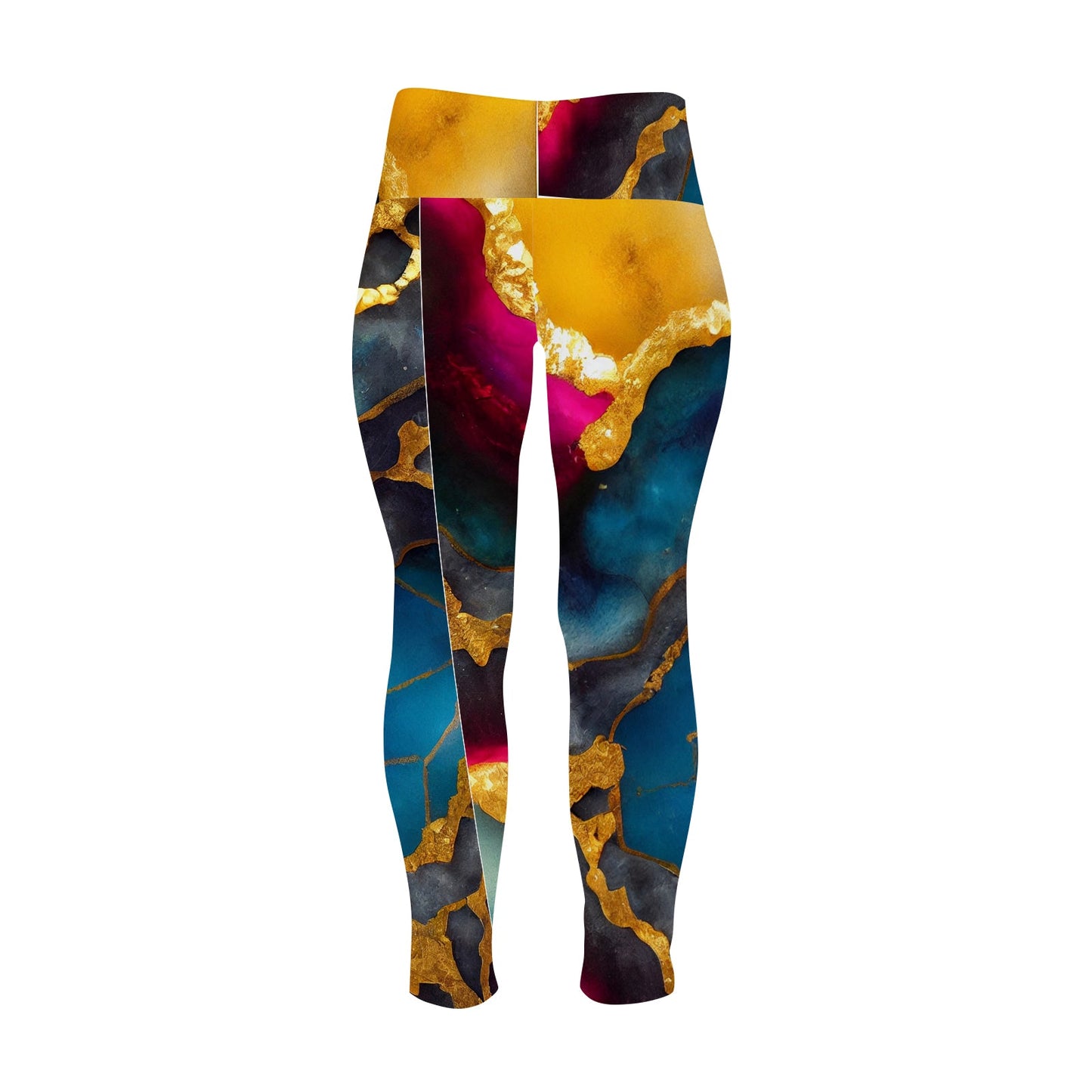 Legging taille haute femme (grande taille) (ModèleL45)