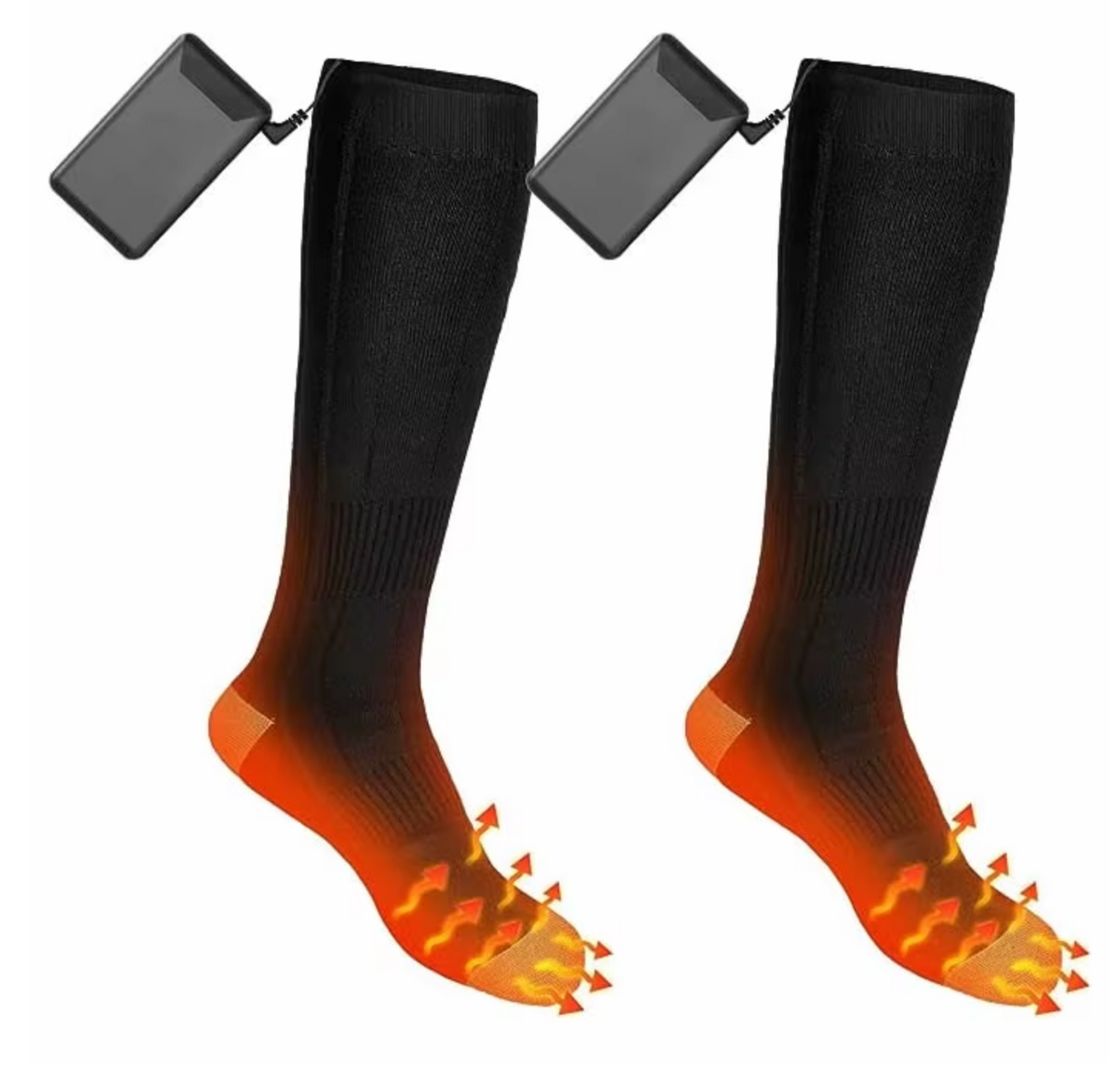 LITEGUEST USB Heated Mid-Calf Socks | Foot Sole Heating