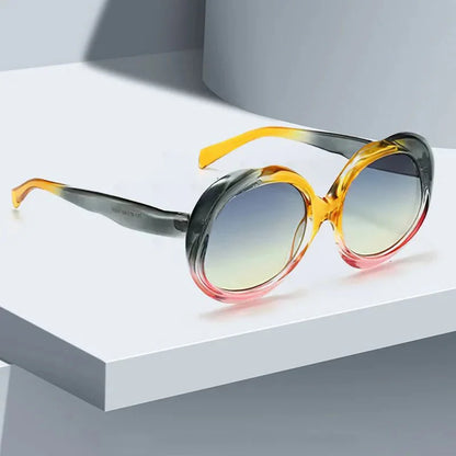 2025 New Retro Oval Sunglasses UV protection