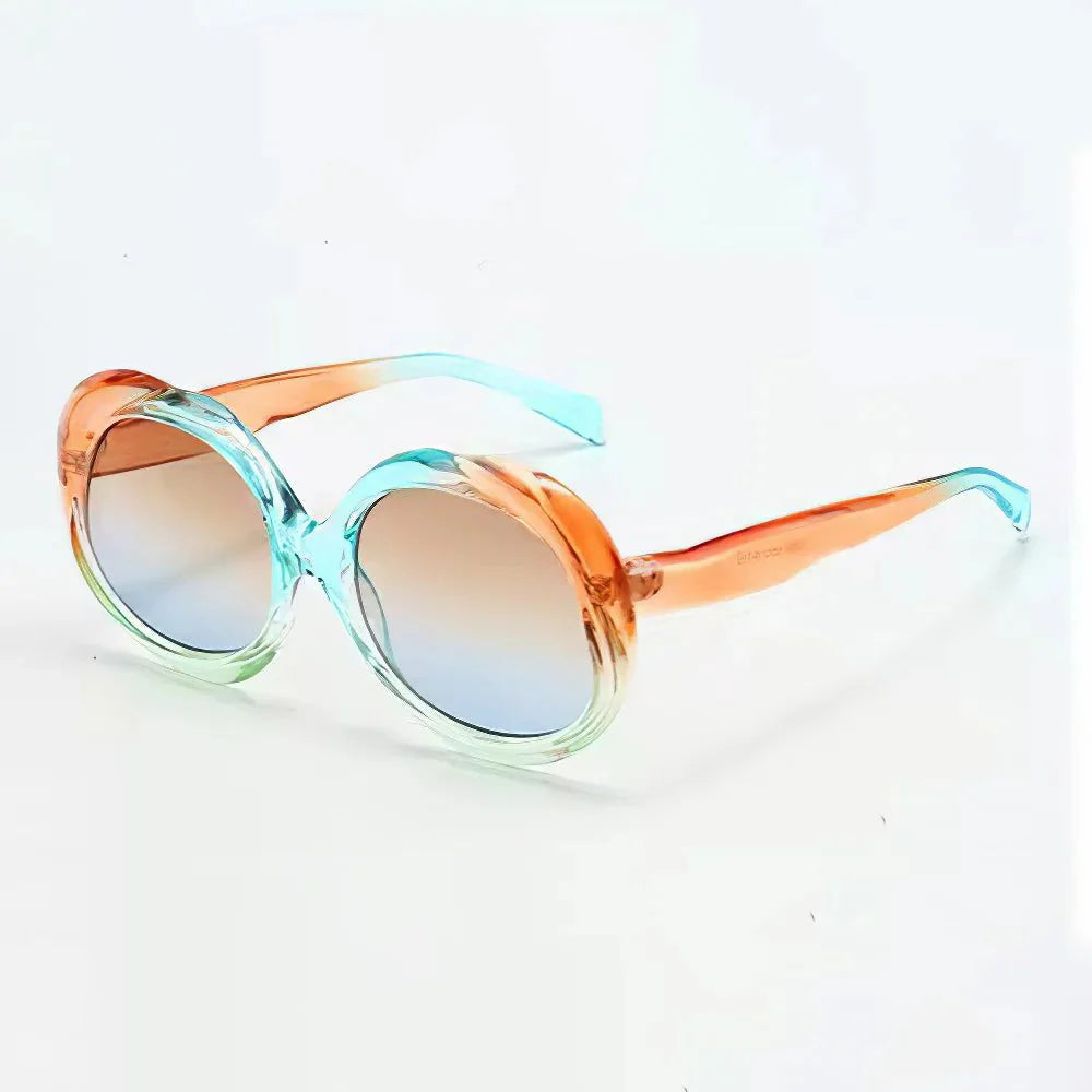 2025 New Retro Oval Sunglasses UV protection