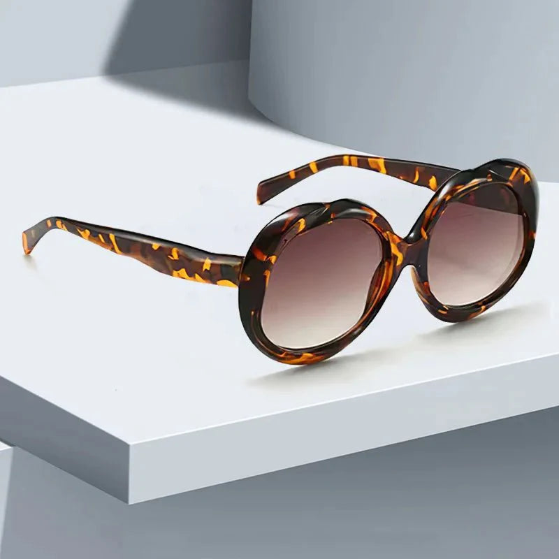2025 New Retro Oval Sunglasses UV protection