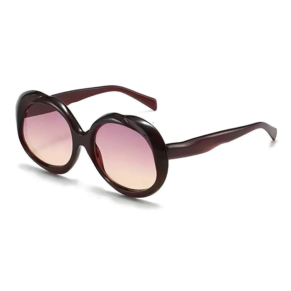 2025 New Retro Oval Sunglasses UV protection