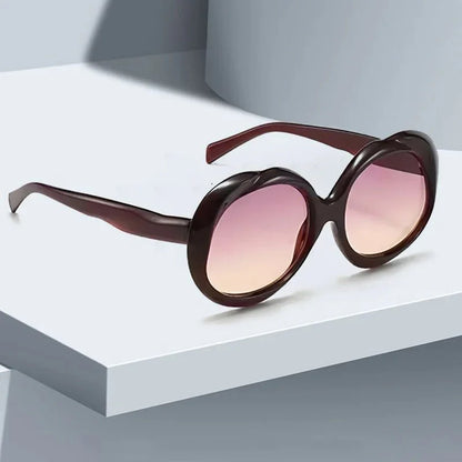 2025 New Retro Oval Sunglasses UV protection