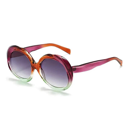 2025 New Retro Oval Sunglasses UV protection