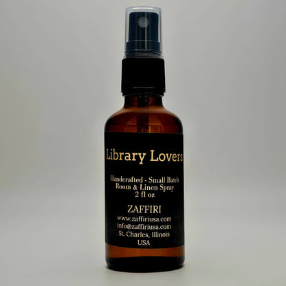 Library Lovers Room & Linen Spray - Fragrance by ZAFFIRI