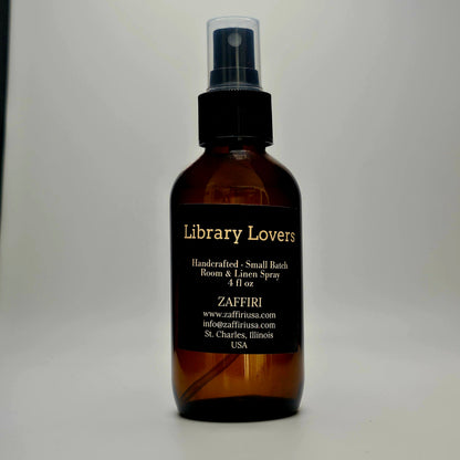 Library Lovers Room & Linen Spray - Fragrance by ZAFFIRI