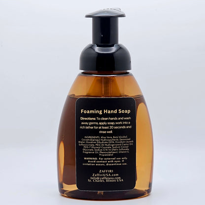 Savon moussant parfumé pour les mains