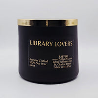 Library Lovers | 16oz Soy Wax Candle - Fragrance by ZAFFIRI