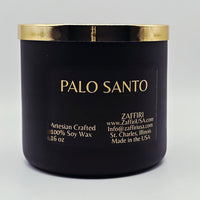 PALO SANTO | 16oz Soy Wax Candle - Fragrance by ZAFFIRI