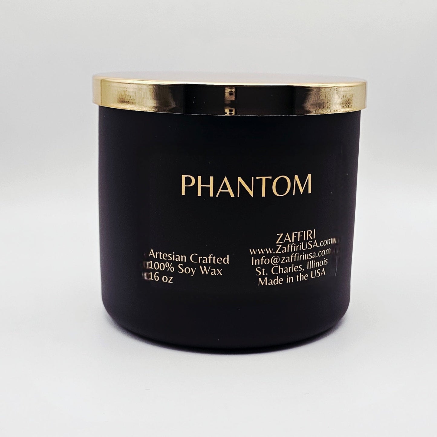 PHANTOM | 16oz Soy Wax Candle - Fragrance by ZAFFIRI