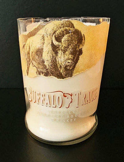 Reclaimed Bourbon Bottle Candle