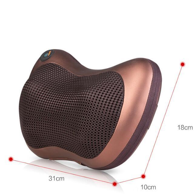 Appareil de massage électrique infrarouge chauffant pour le cou, les épaules, le dos, le corps, le spa, le siège de voiture et le pétrissage Shiatsu