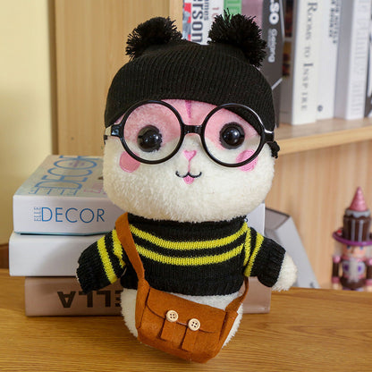 Cute net red hamster doll