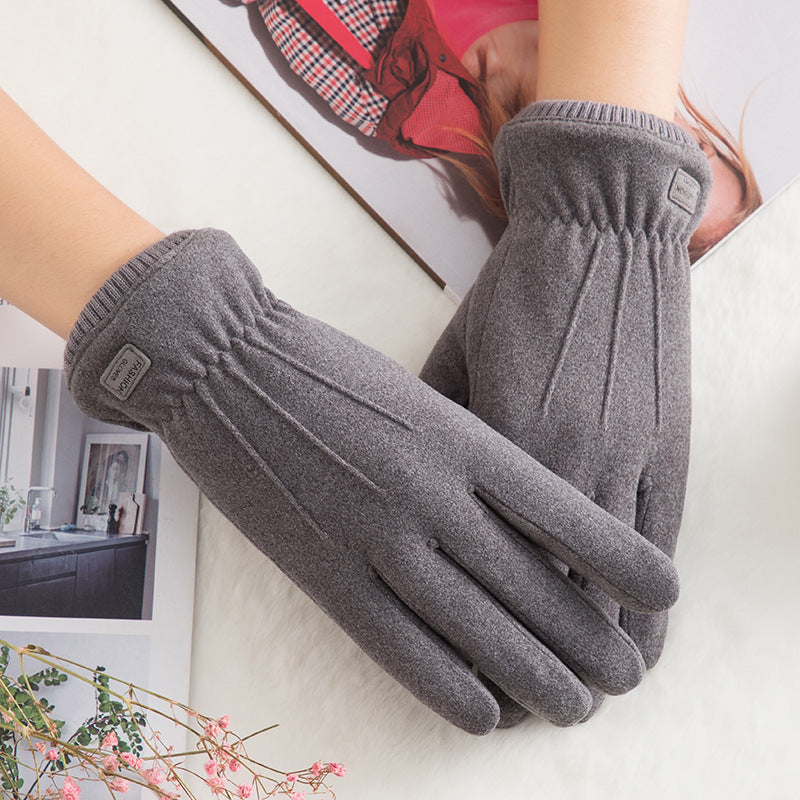 Guantes térmicos gruesos de invierno para mujer