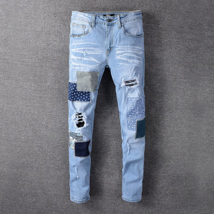 Skinny skinny jeans with holes