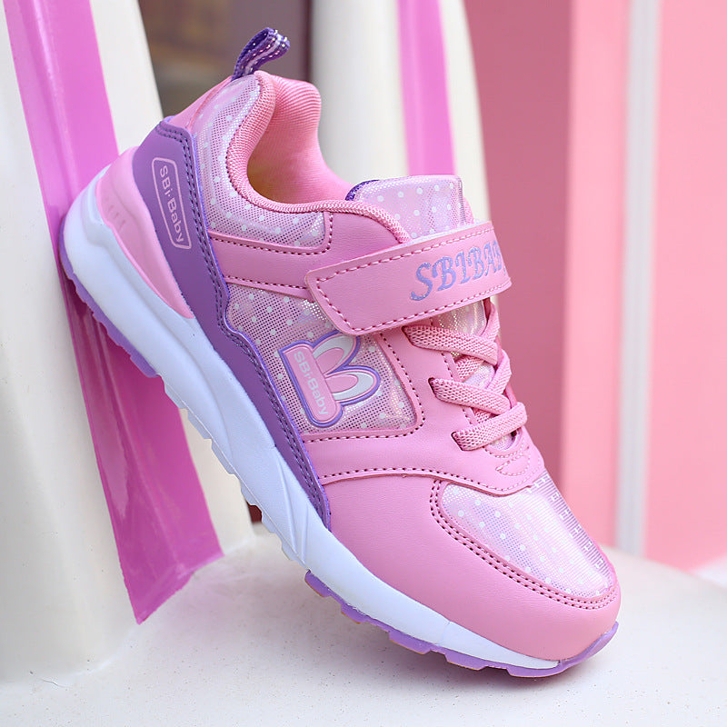 Chaussures décontractées roses tendance pour bébés filles