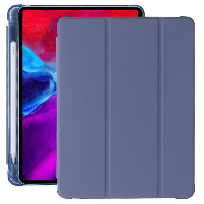 Compatible avec Apple, convient pour coque de protection ipad 10.9 pro 10.5 avec fente pour stylet, étui en cuir dormant mini, coque souple TPU airbag air4