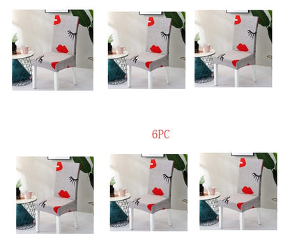 Funda de silla para el hogar, funda de silla de hotel, funda de silla para paquete, funda de silla elástica siamesa, funda de silla de oficina para ordenador