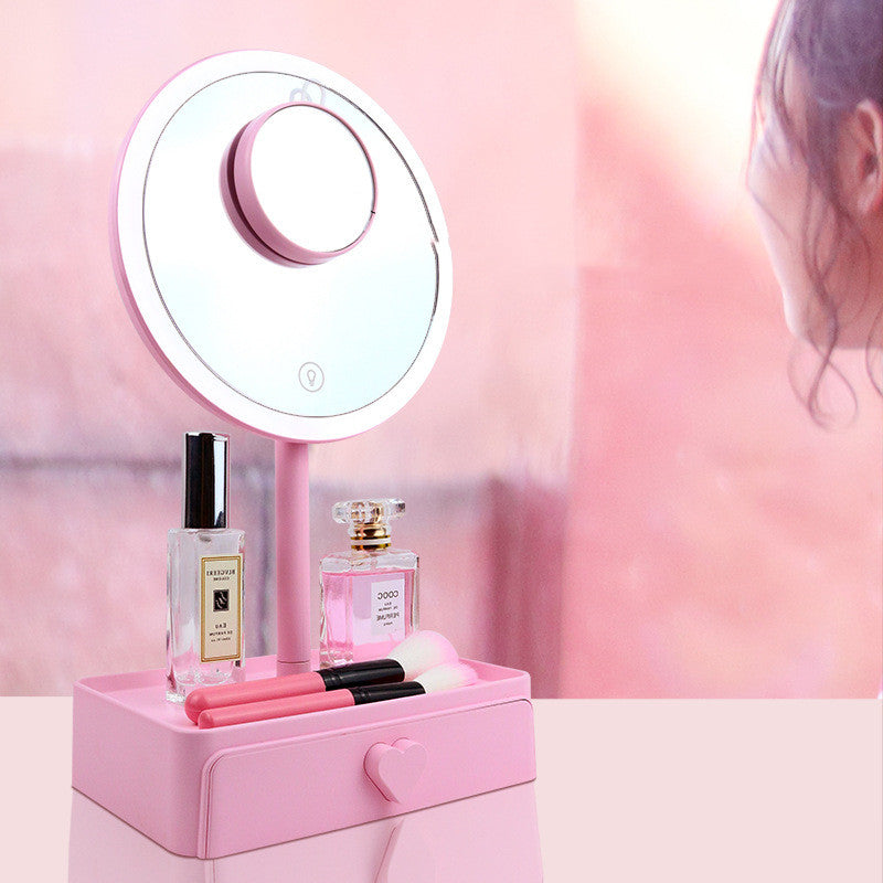 Miroir de maquillage LED pour coiffeuse