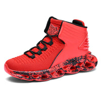 Nouvelles Chaussures de Basket Sportives Rouges ANTIDÉRAPANTES pour HOMMES