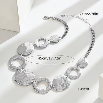 Lxalry Silver Electroplated Geometric Jewelry