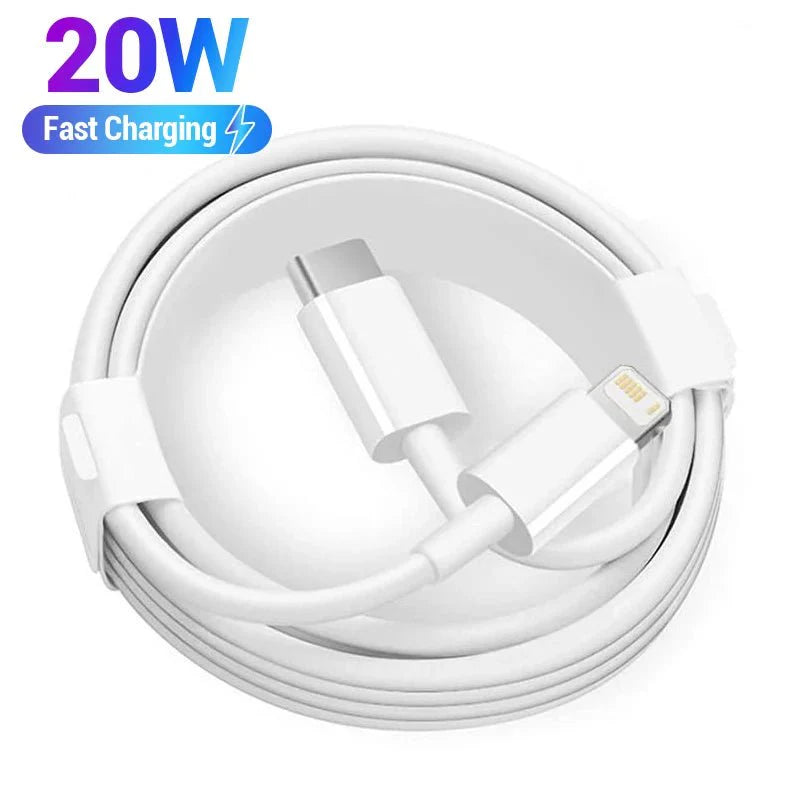 20W Fast Charging Cable – USB-C to Lightning Cord