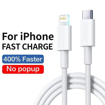 20W Fast Charging Cable – USB-C to Lightning Cord