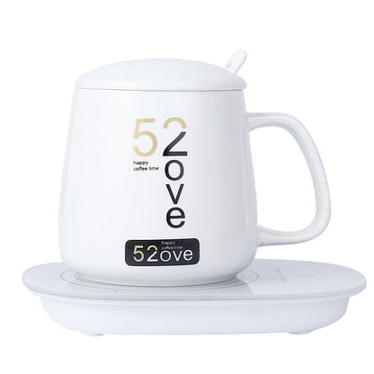 Constant Temperature 55 Degrees Coaster Gift Box Desktop Warming Coaster